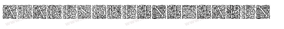 ArabesqueInitialen-8MVJ字体转换