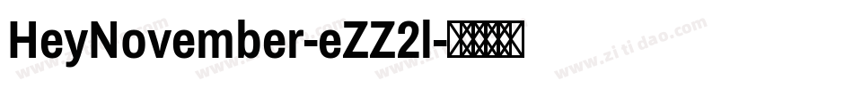 HeyNovember-eZZ2l字体转换
