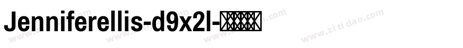 Jenniferellis-d9x2l字体转换 Jenniferellis-d9x2l字体转换