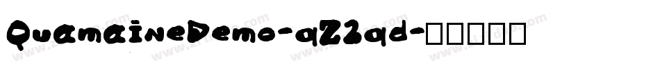 QuamaineDemo-qZ2qd字体转换