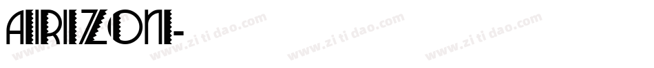 ARIZON字体转换