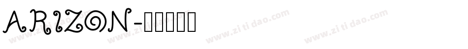 ARIZON字体转换