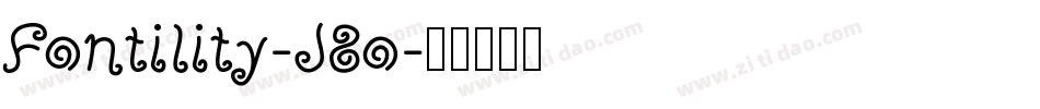 Fontility-J8o字体转换