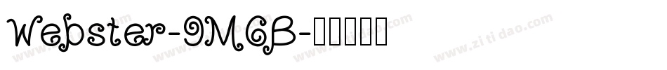 Webster-9M6B字体转换