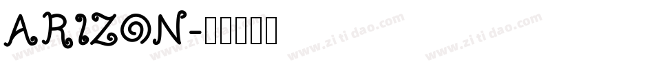ARIZON字体转换