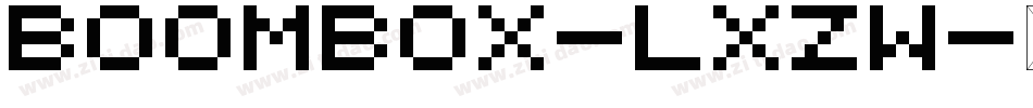 Boombox-lxZw字体转换