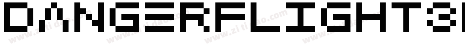 DangerFlight3D-waZw字体转换