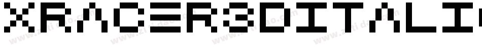 XRacer3DItalic-MVLZw字体转换
