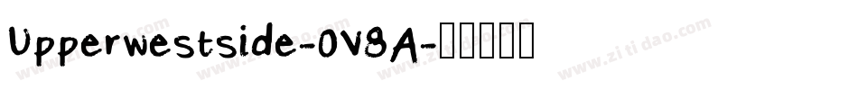 Upperwestside-OV8A字体转换 Upperwestside-OV8A字体转换
