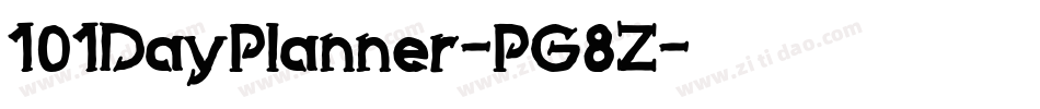 101DayPlanner-PG8Z字体转换