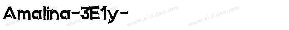 Amalina-3E1y字体转换