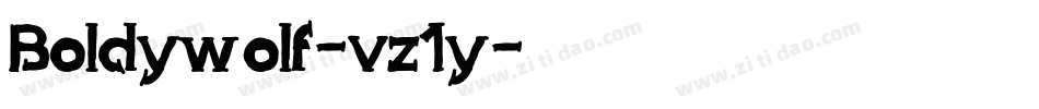 Boldywolf-vz1y字体转换