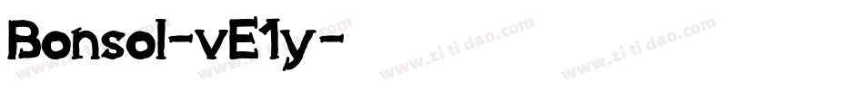 Bonsol-vE1y字体转换