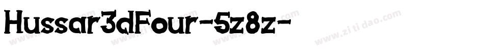 Hussar3dFour-5z8z字体转换