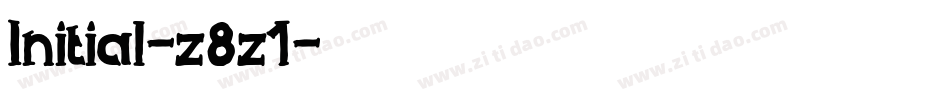 Initial-z8z1字体转换