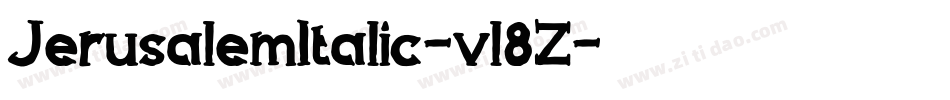 JerusalemItalic-vl8Z字体转换