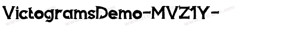 VictogramsDemo-MVZ1Y字体转换