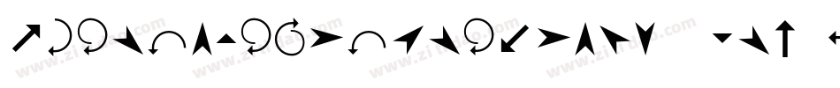 GothicStraightFaced16ThC-JG7B字体转换
