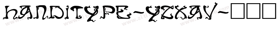 Handitype-YzXAv字体转换