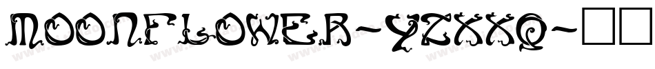 MoonFlower-YzXXq字体转换