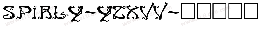 Spirly-YzXVv字体转换