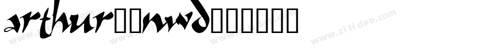 Arthur-6nwD字体转换