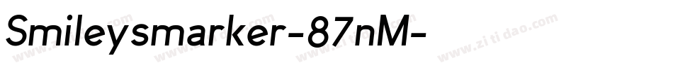 Smileysmarker-87nM字体转换
