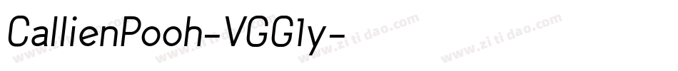 CallienPooh-VGG1y字体转换