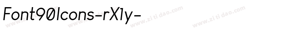 Font90Icons-rX1y字体转换