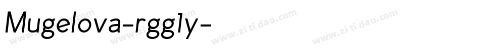 Mugelova-rgg1y字体转换