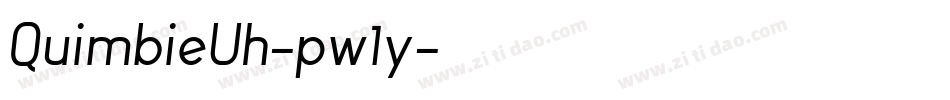 QuimbieUh-pw1y字体转换