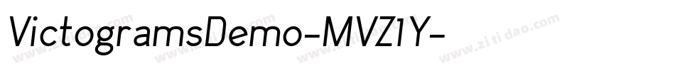 VictogramsDemo-MVZ1Y字体转换