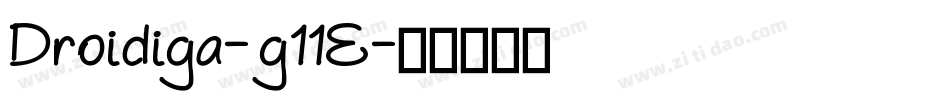 Droidiga-g11E字体转换