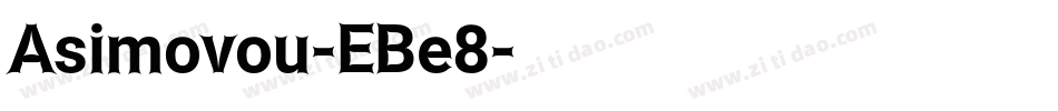 Asimovou-EBe8字体转换