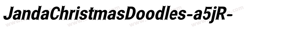 JandaChristmasDoodles-a5jR字体转换