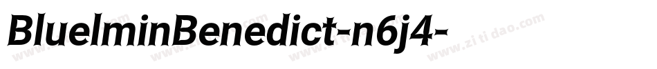 BluelminBenedict-n6j4字体转换