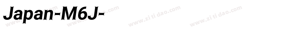 Japan-M6J字体转换 Japan-M6J字体转换