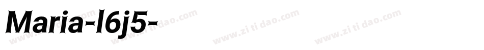 Maria-l6j5字体转换 Maria-l6j5字体转换
