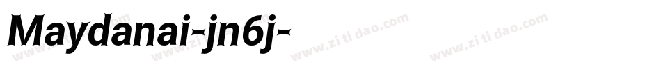 Maydanai-jn6j字体转换