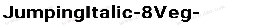 JumpingItalic-8Veg字体转换