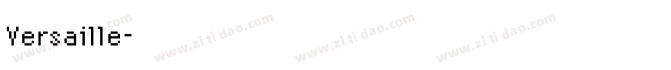 Versaille字体转换
