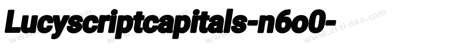 Lucyscriptcapitals-n6o0字体转换