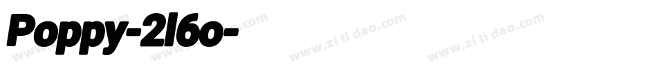 Poppy-2l6o字体转换
