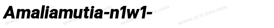Amaliamutia-n1w1字体转换