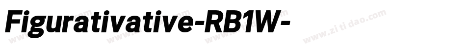 Figurativative-RB1W字体转换