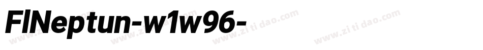 FlNeptun-w1w96字体转换