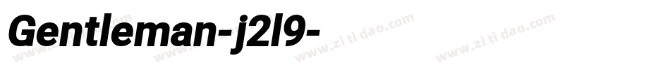 Gentleman-j2l9字体转换