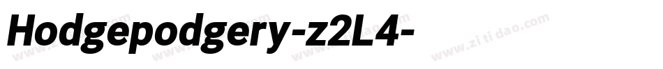 Hodgepodgery-z2L4字体转换 Hodgepodgery-z2L4字体转换