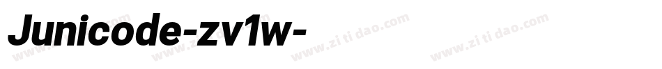 Junicode-zv1w字体转换
