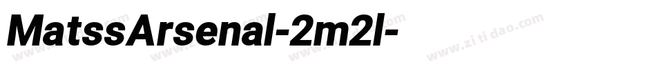 MatssArsenal-2m2l字体转换